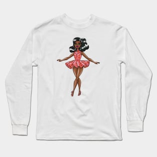 Black Barbie Long Sleeve T-Shirt